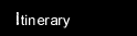 itinerary